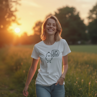 Load image into Gallery viewer, Chicken Little Humor T-Shirt – Classic Fit Heavyweight Cotton Tee
